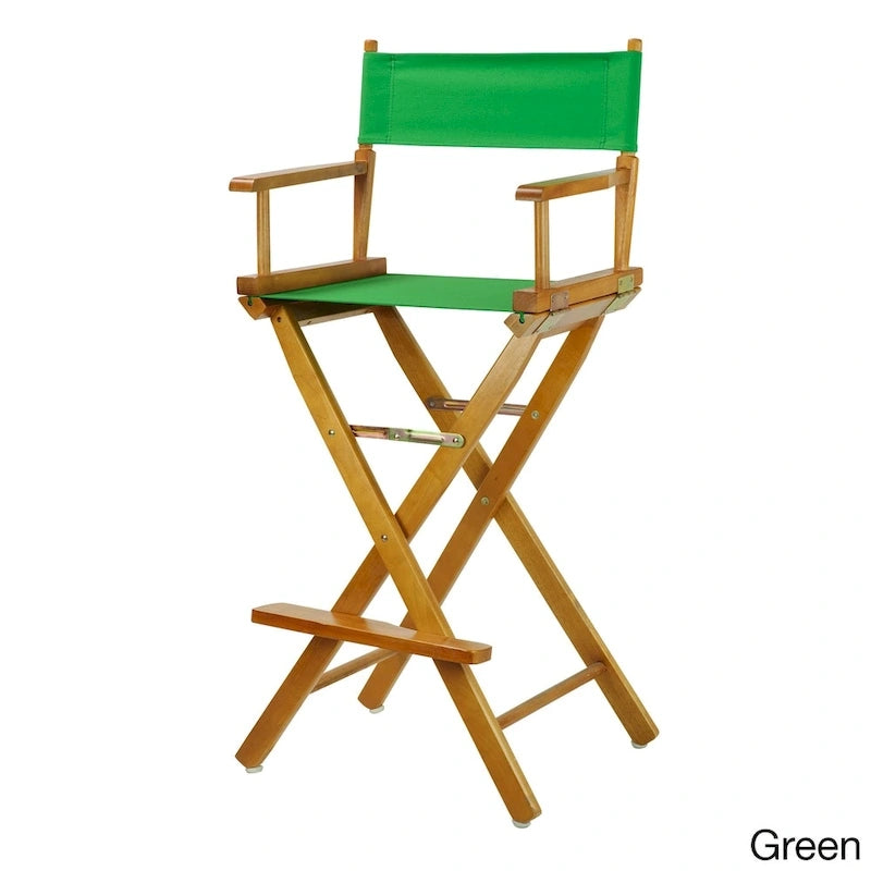 Chaise de réalisateur 76 cm en chêne miel